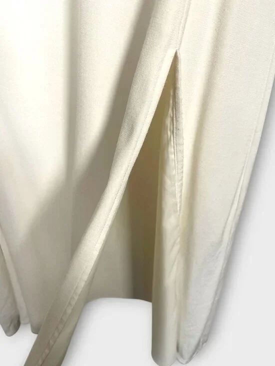 Officine Générale Midi Dress S Cream Sleeveless Lined Spring Summer - Picture 3 of 7